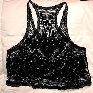 Lace tank top!